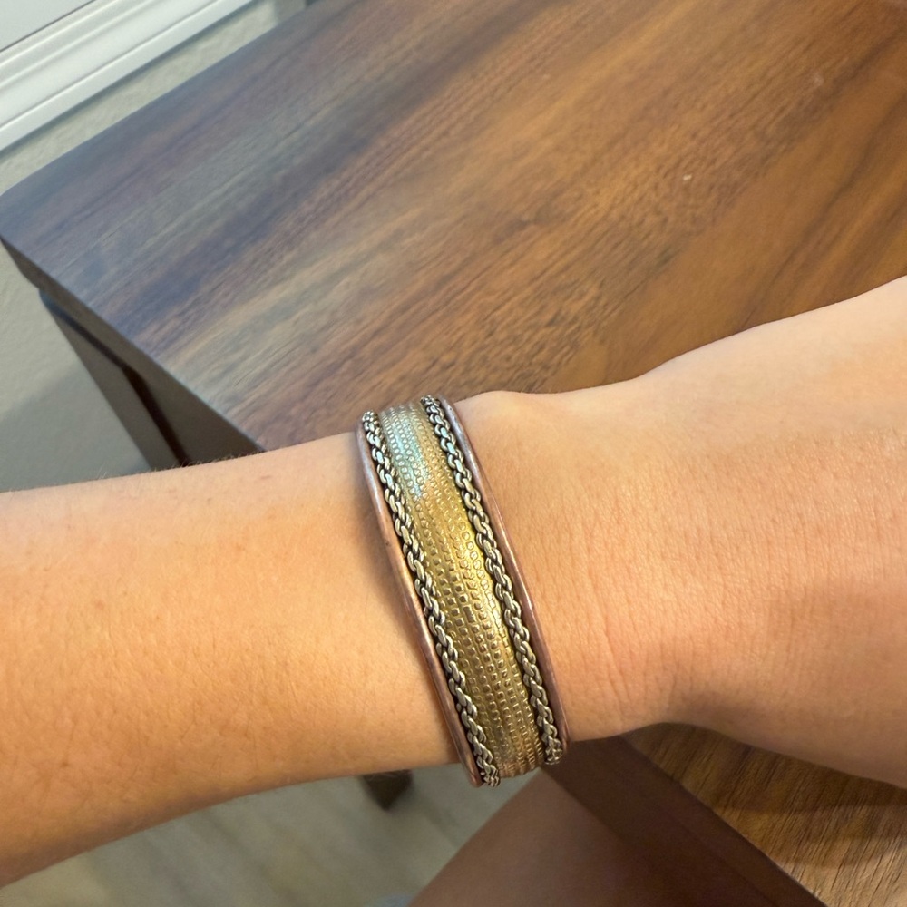 Copper Cuff Bracelet - Picture 4 of 5